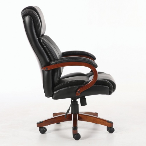 Кресло руководителя Brabix Premium Magnum EX-701 дерево/кожа, черное 531827 фото 2